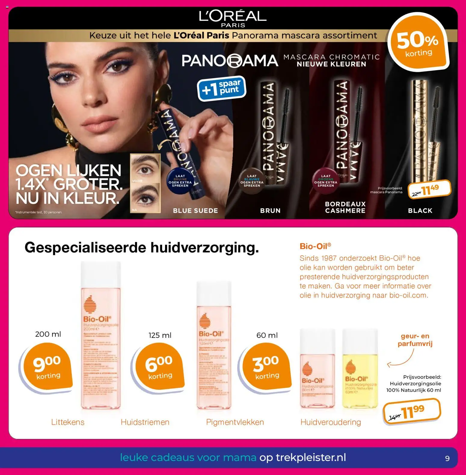 {H1} | Pagina: 9 | Producten: Olie, Kan, Geur, Mascara