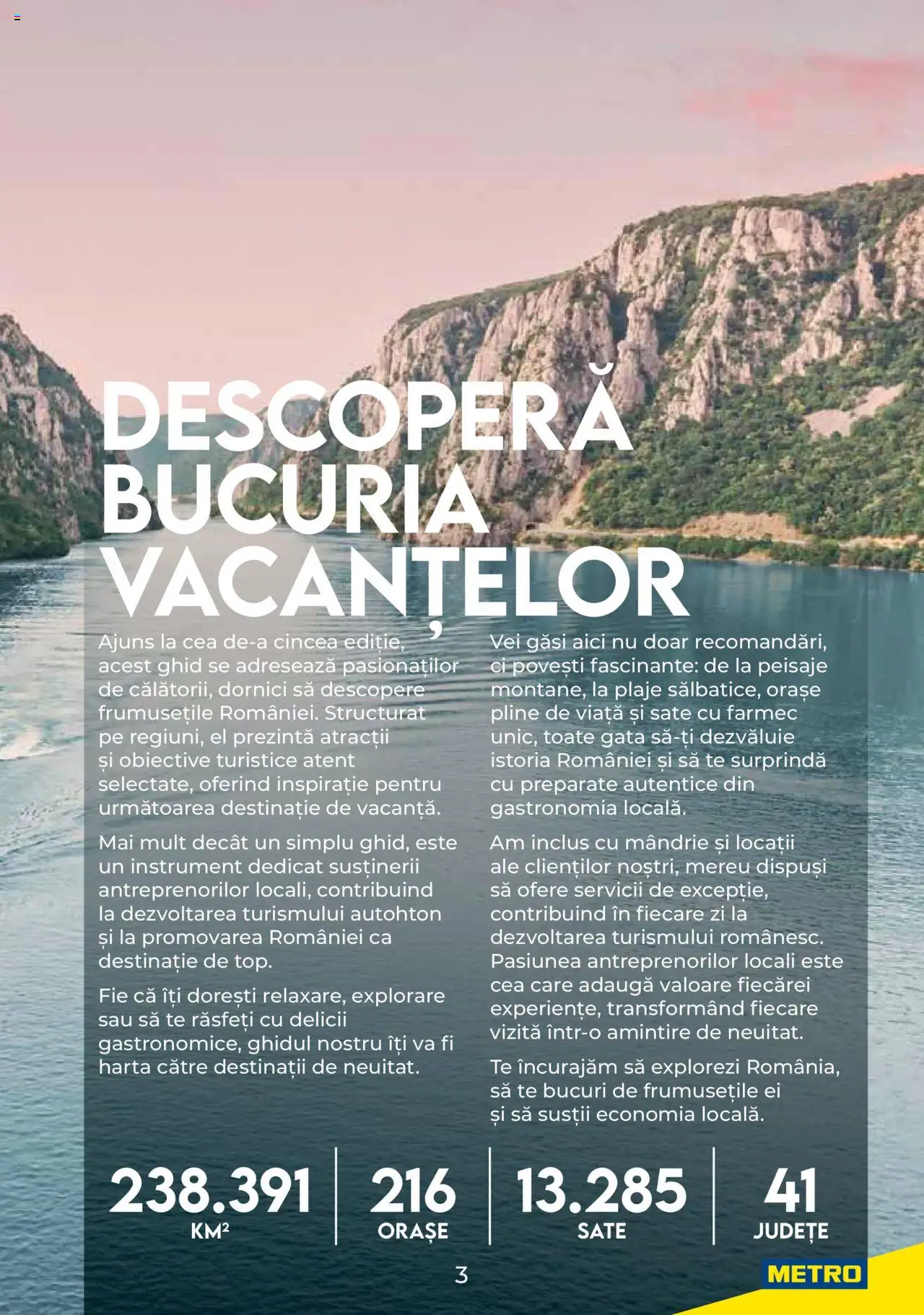 Metro catalog - Ghid de călătorie România – valabil de la 01.08.2025 | Pagină: 3