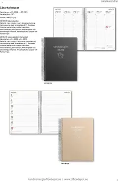 Office Depot reklamblad aktuell från 01.09.2025 | Sida: 3 | Produkter: Papper, Kalender
