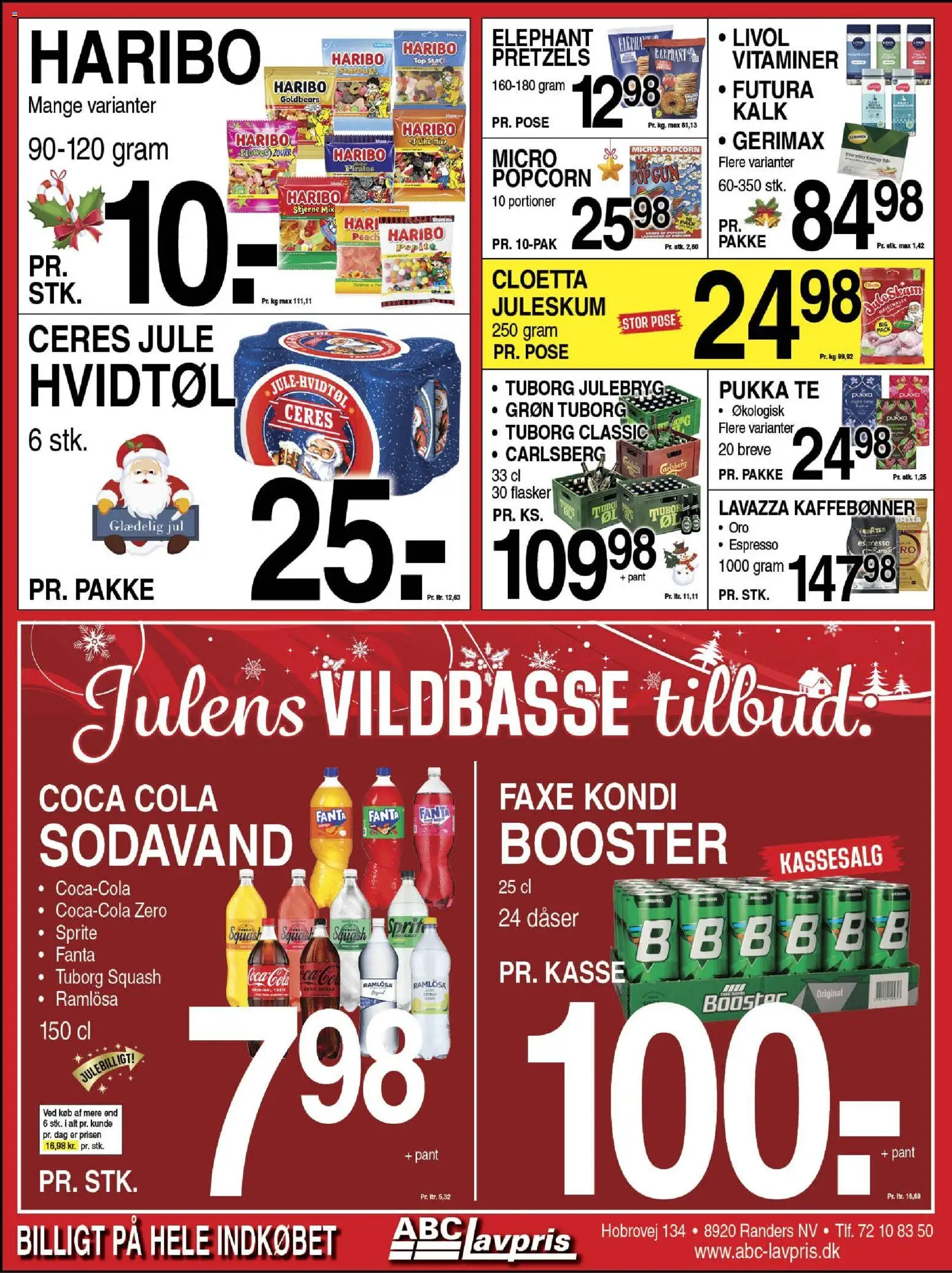 Abc Lavpris tilbudsavis – gyldig fra 26.11.2025 | Side: 7 | Produkter: Te, Squash, Sodavand, Fanta