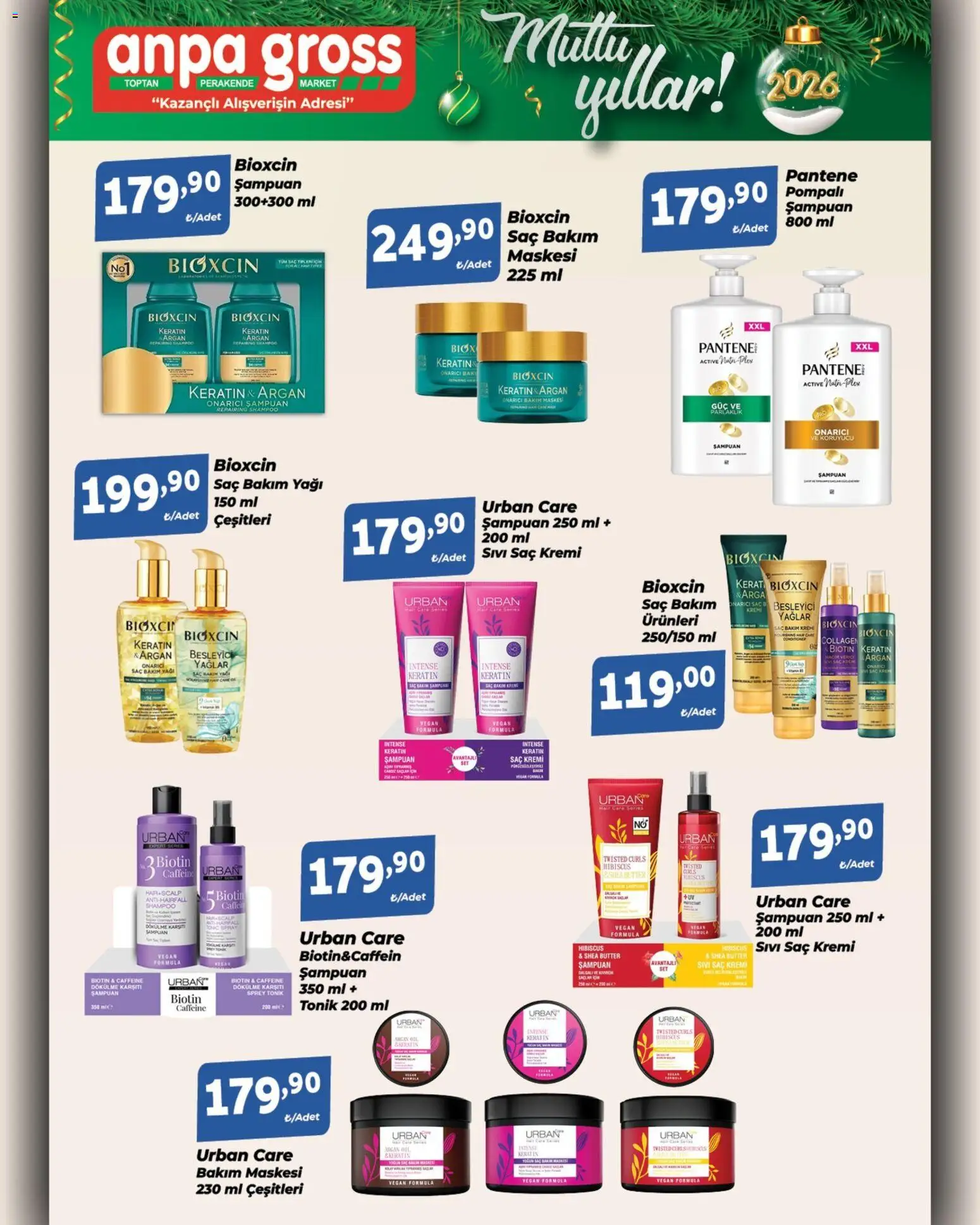 Anpa Gross Katalog - 20.12.2025 tarihinden itibaren geçerlidir | Sayfa: 19 | Ürünler: Şampuan, Saç Kremi