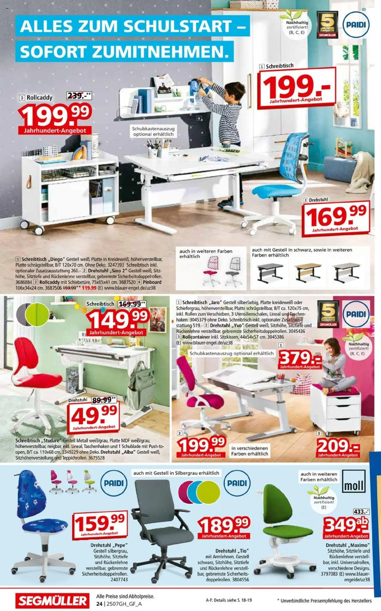 Segmüller Highlight - gültig ab dem 19.07.2025 | Seite: 40 | Produkte: Rollcontainer