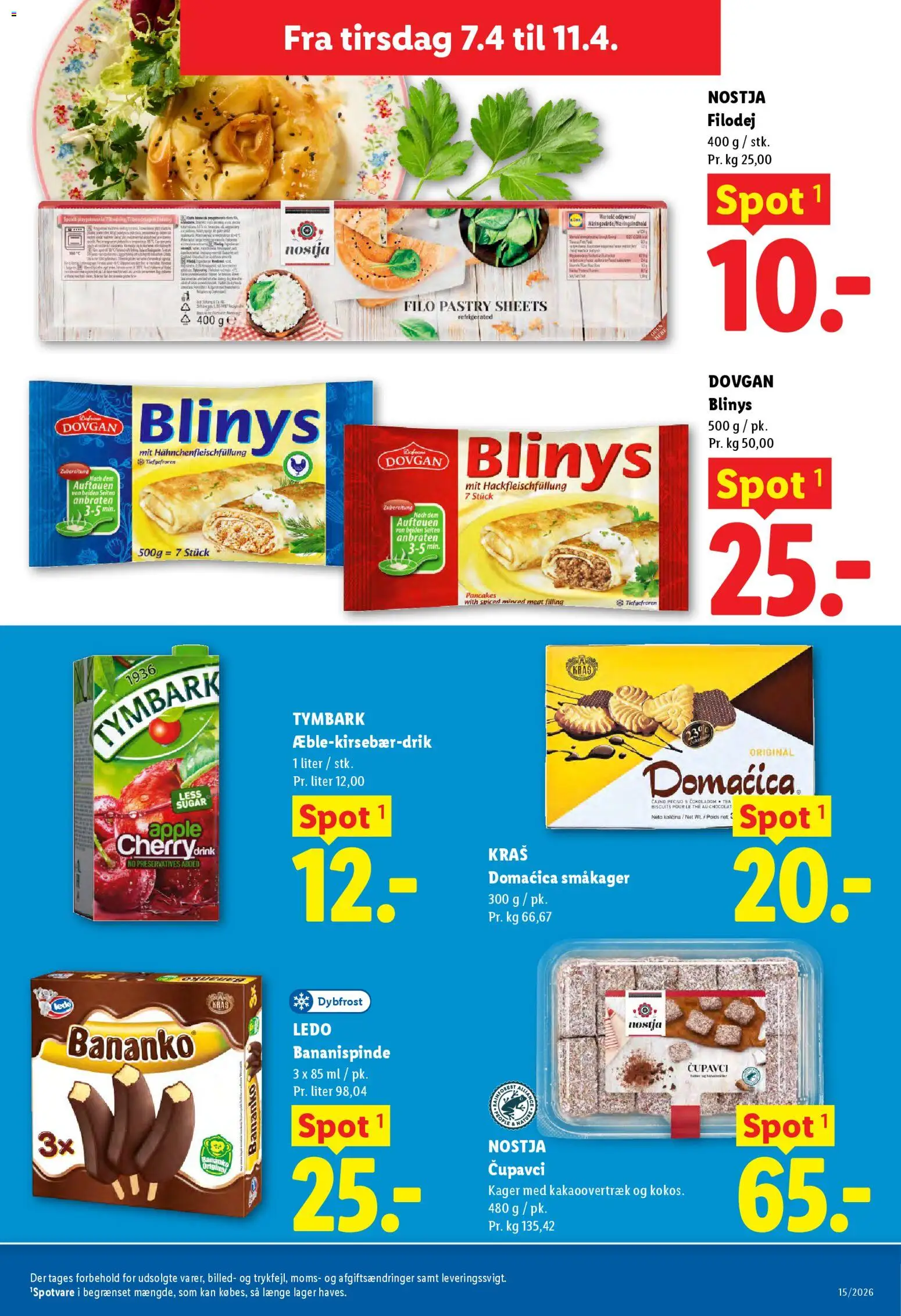 Lidl tilbudsavis – gyldig fra 07.04.2026 | Side: 13 | Produkter: Småkager, Kager, Søm