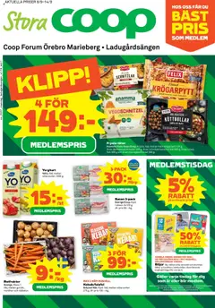 Coop Forum - Jägersro - Förhandsvisning av reklamblad från butik Coop Forum aktuell från 08.09.2025