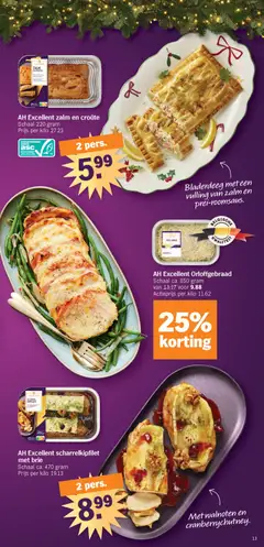 Albert Heijn folder week  / de la semaine 52 - Voorbeeld van een folder van Albert Heijn, geldig van 20.12.2025 | Pagina: 13 | Producten: Zalm, Brie, Schaal