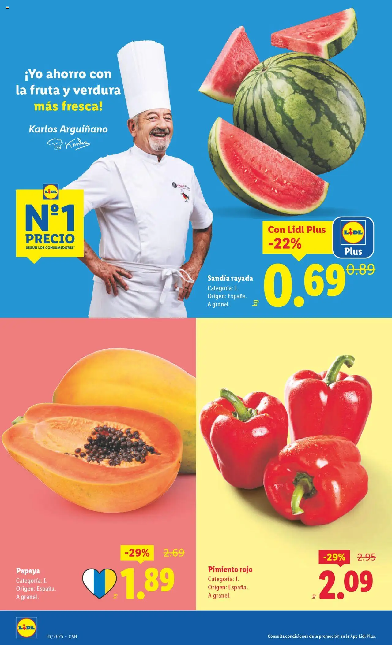 Lidl - Canarias  │ válido desde el 11.08.2025 | Página: 4 | Productos: Κάδος απορρυμάτων, Sandía
