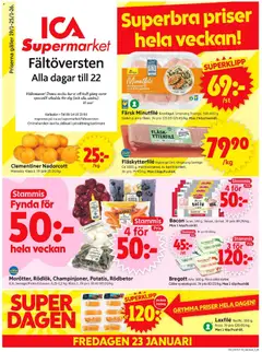 ICA Supermarket - Stockholm - Förhandsvisning av reklamblad från butik ICA Supermarket aktuell från 19.01.2026