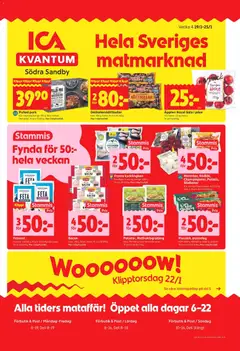 ICA Kvantum - Södra Sandby - Förhandsvisning av reklamblad från butik ICA Kvantum aktuell från 19.01.2026