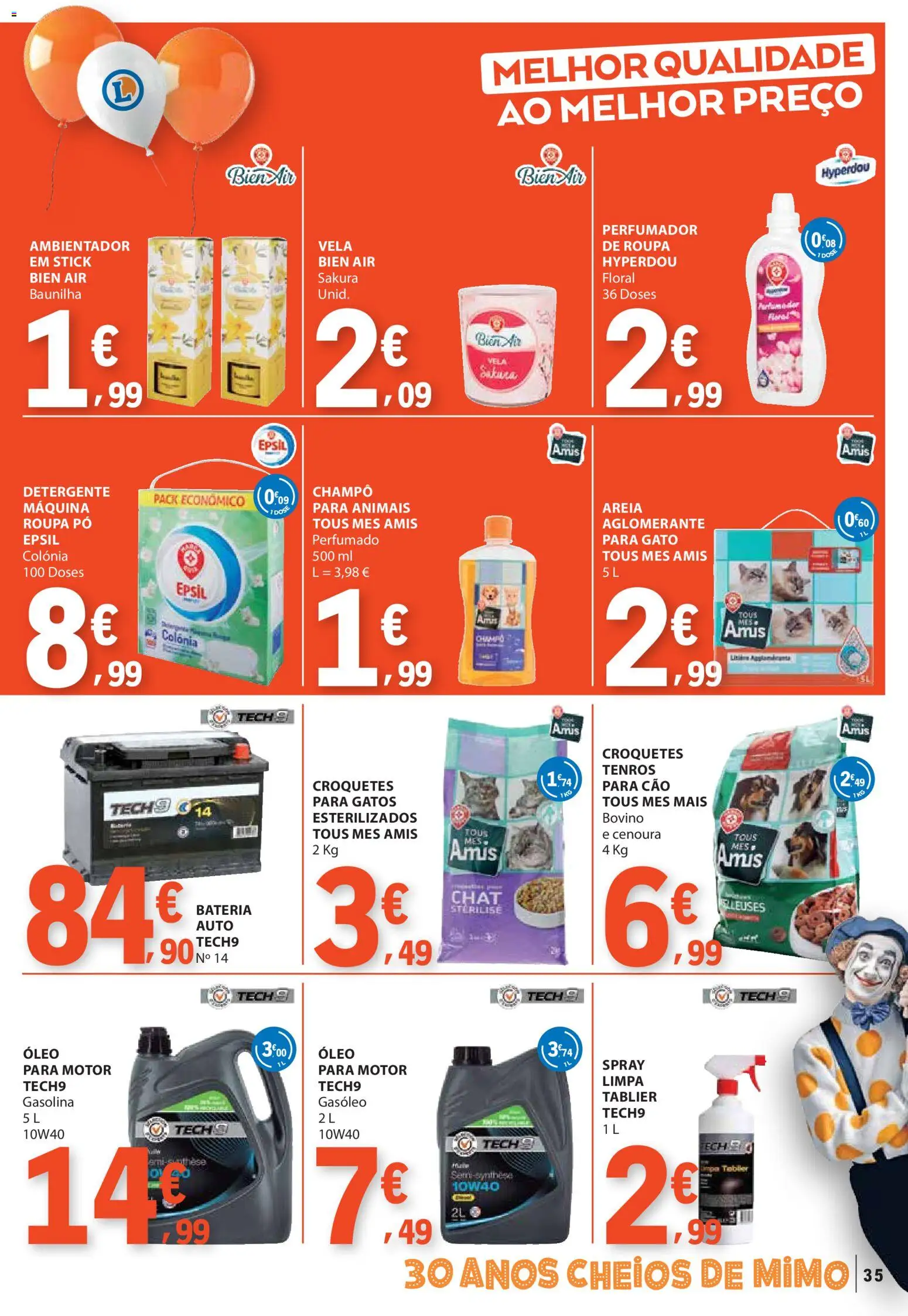 E.Leclerc folheto │ válido de 23.10.2025 | Página: 35 | Produtos: Areia, Detergente, Pá, Cenoura