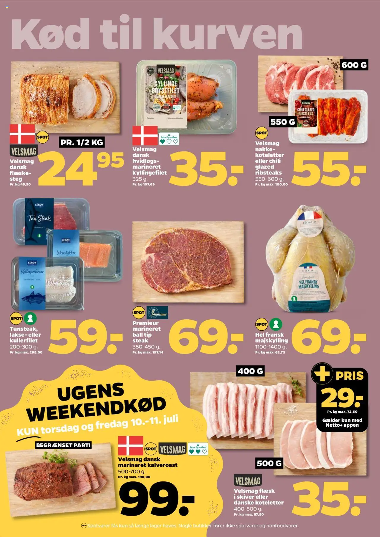 Netto Tilbudsavis gyldig fra 05.07.2025 | Side: 5 | Produkter: Koteletter, Flæskesteg