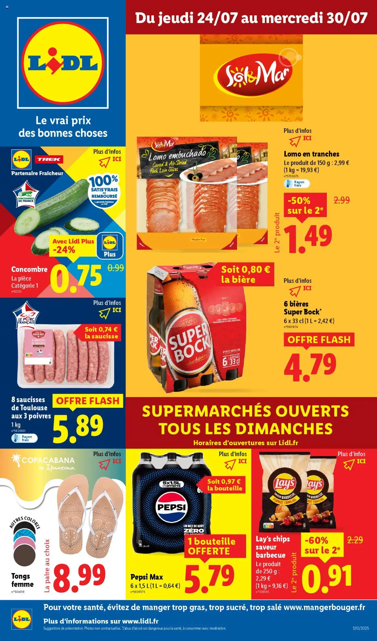  | Page: 1 | Produits: Concombre, Bière, Pepsi Max, Concombres