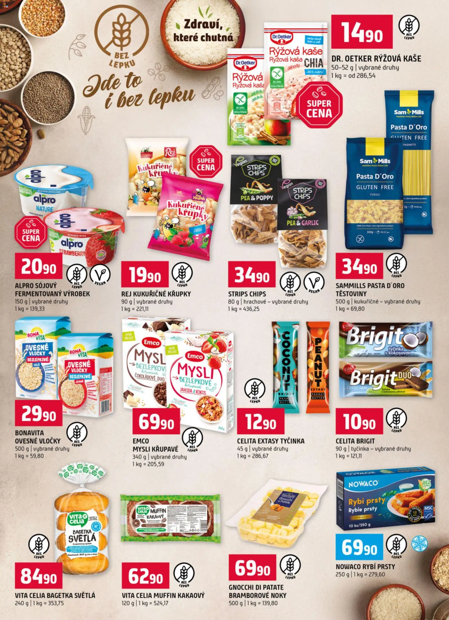 Terno leták - Tábor  od 28.01.2026 | Strana: 7 | Produkty: Vegan, Těstoviny, Bramborové noky, Křupky