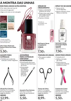 Pré-visualização Nail Experts Sérum e Crescimento, Apoia o crescimento saudável das unhas. Proporciona umas unhas mais longas e fortes em apenas 5 dias. Suaviza e hidrata. 6 ml válido de 01.12.2025 | Página: 88 | Produtos: Lixa, Alicate, Base, Sérum