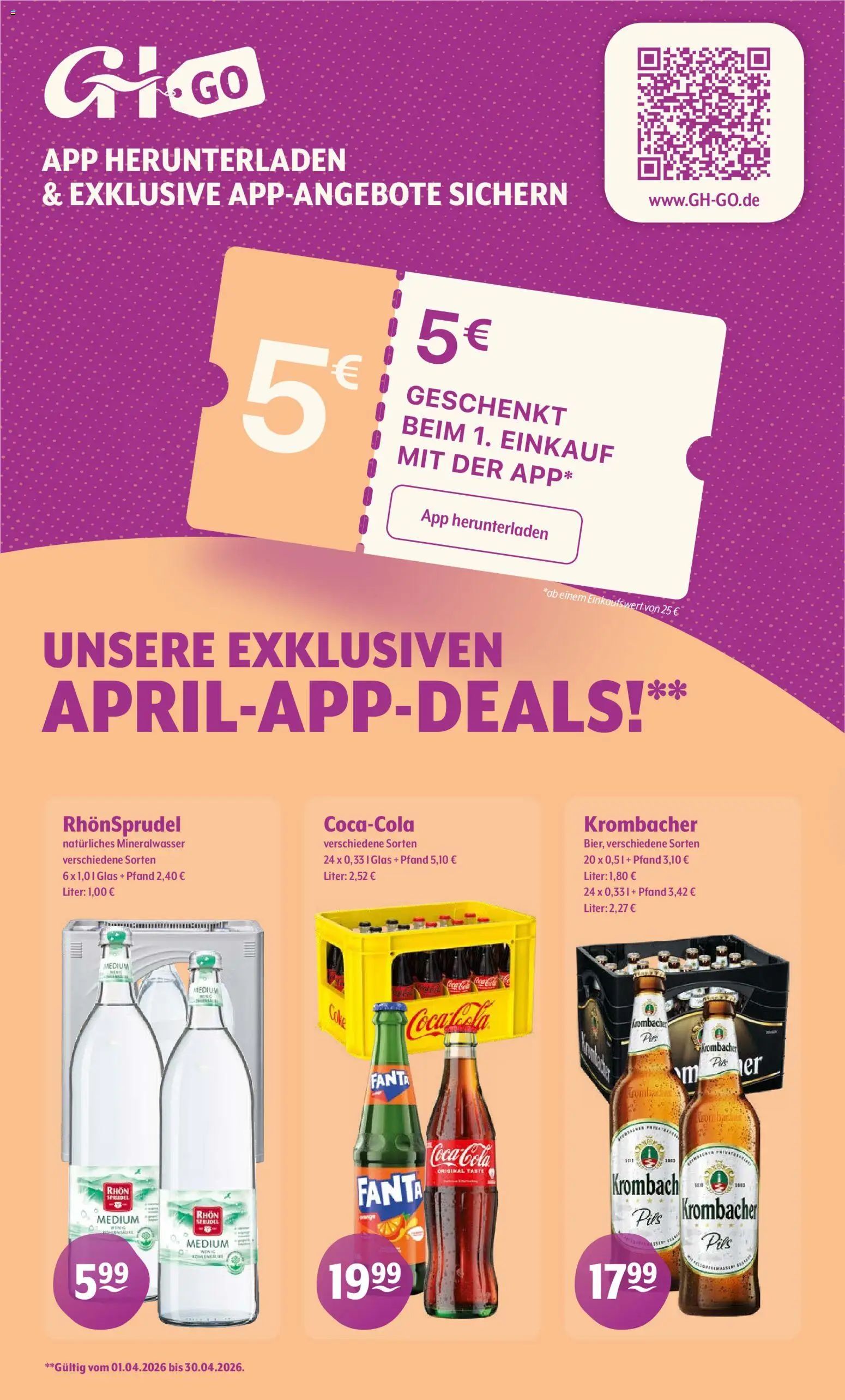 Getränke Hoffmann - Nordrhein - Westfalen – gültig ab 13.04.2026 | Seite: 9 | Produkte: Coca cola, Fanta, Cola, Krombacher