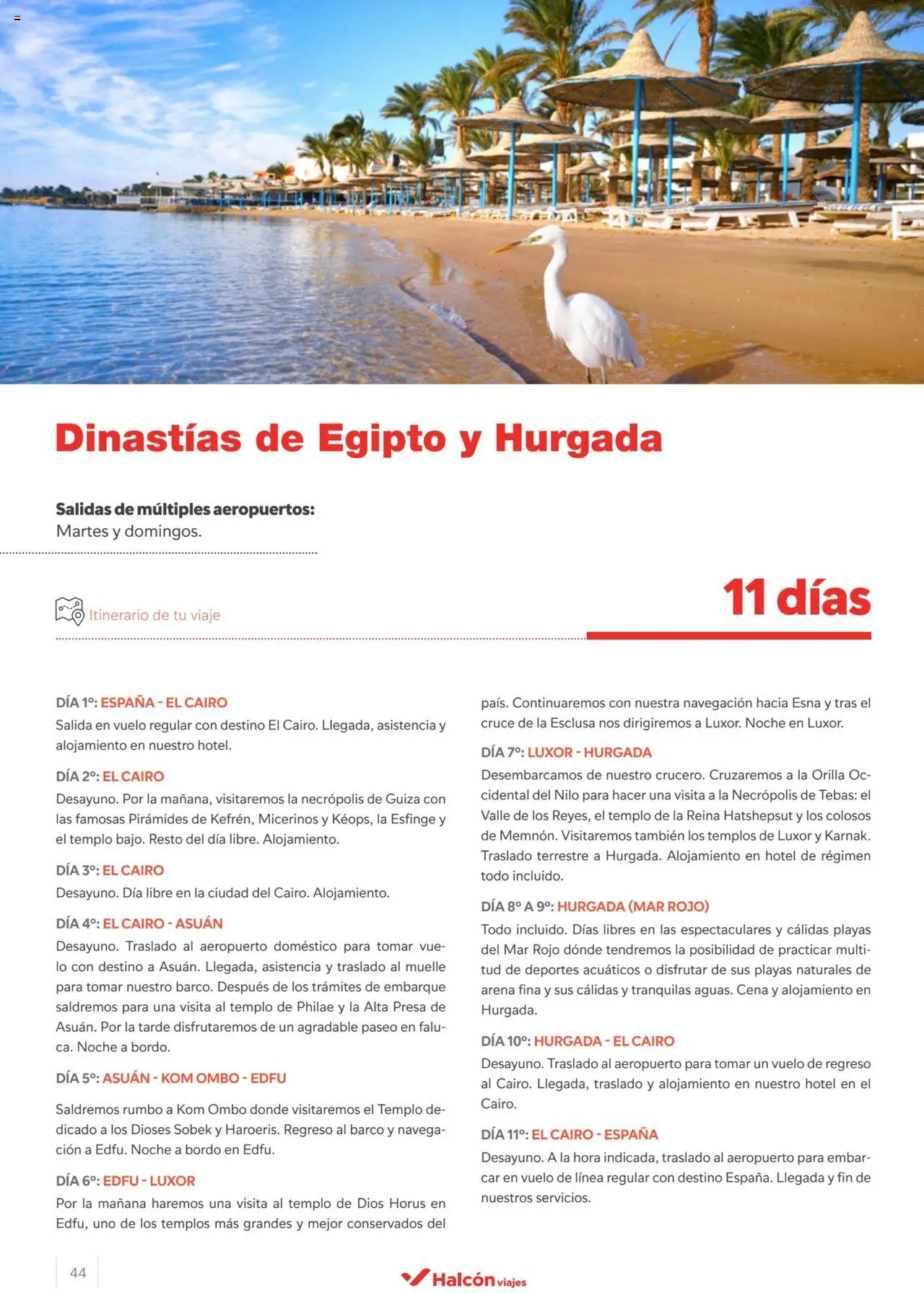Halcón Viajes Egipto │ válido desde el 15.04.2024 | Página: 44 | Productos: Navegación