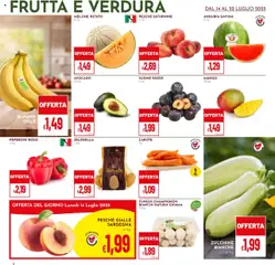 Volantino Pan del 14.07.2025 | Pagina: 8 | Prodotti: Peperoni, Frutta, Zucchine, Susine