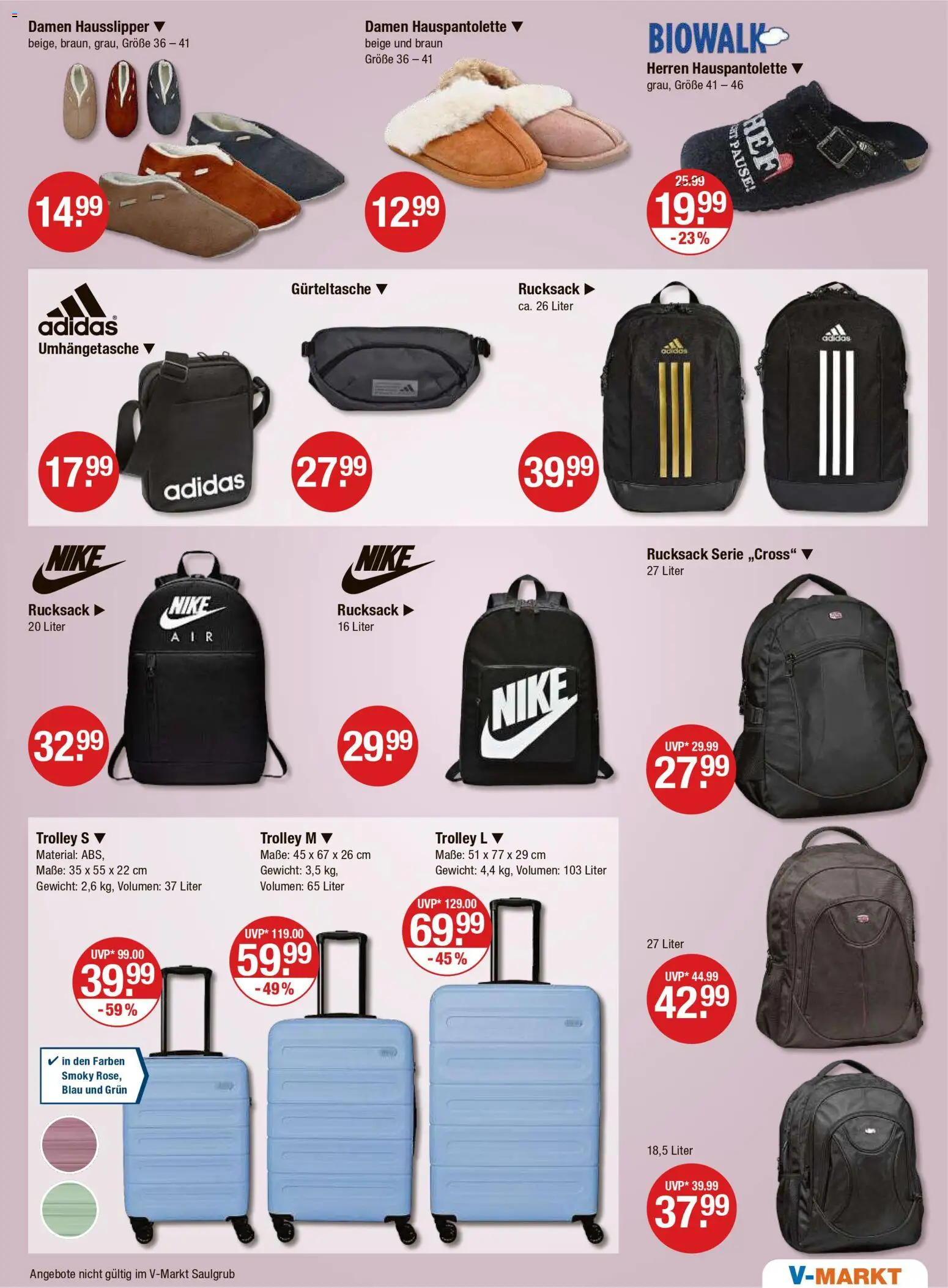 V-Markt - München – gültig ab 11.12.2025 | Seite: 29 | Produkte: Gewicht, Rucksack