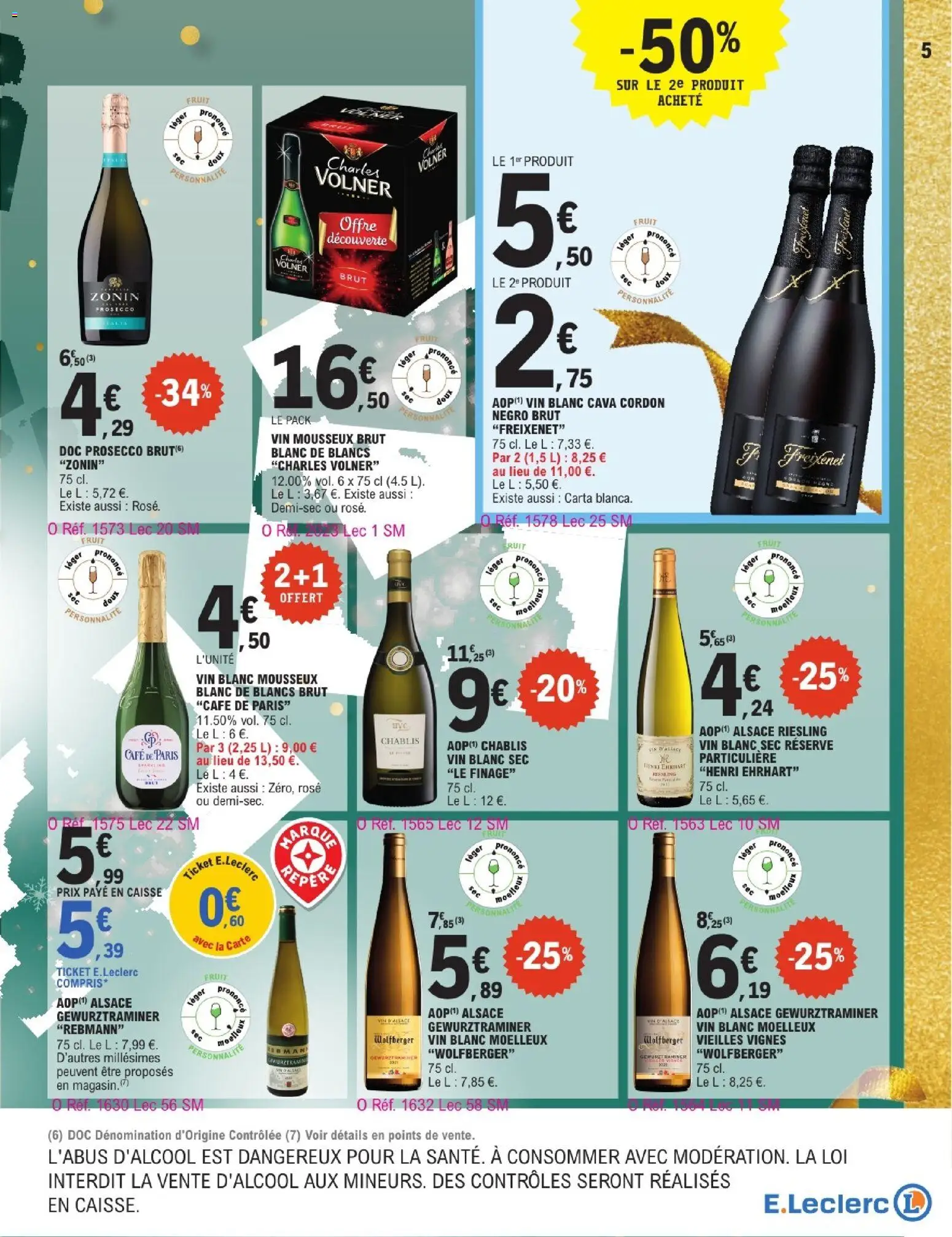 {H1} | Page: 5 | Produits: Vin mousseux, Mousseux, Café, Vin