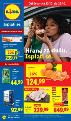 Lidl katalog - pregled Lidl kataloga - važi od 23.10.2025