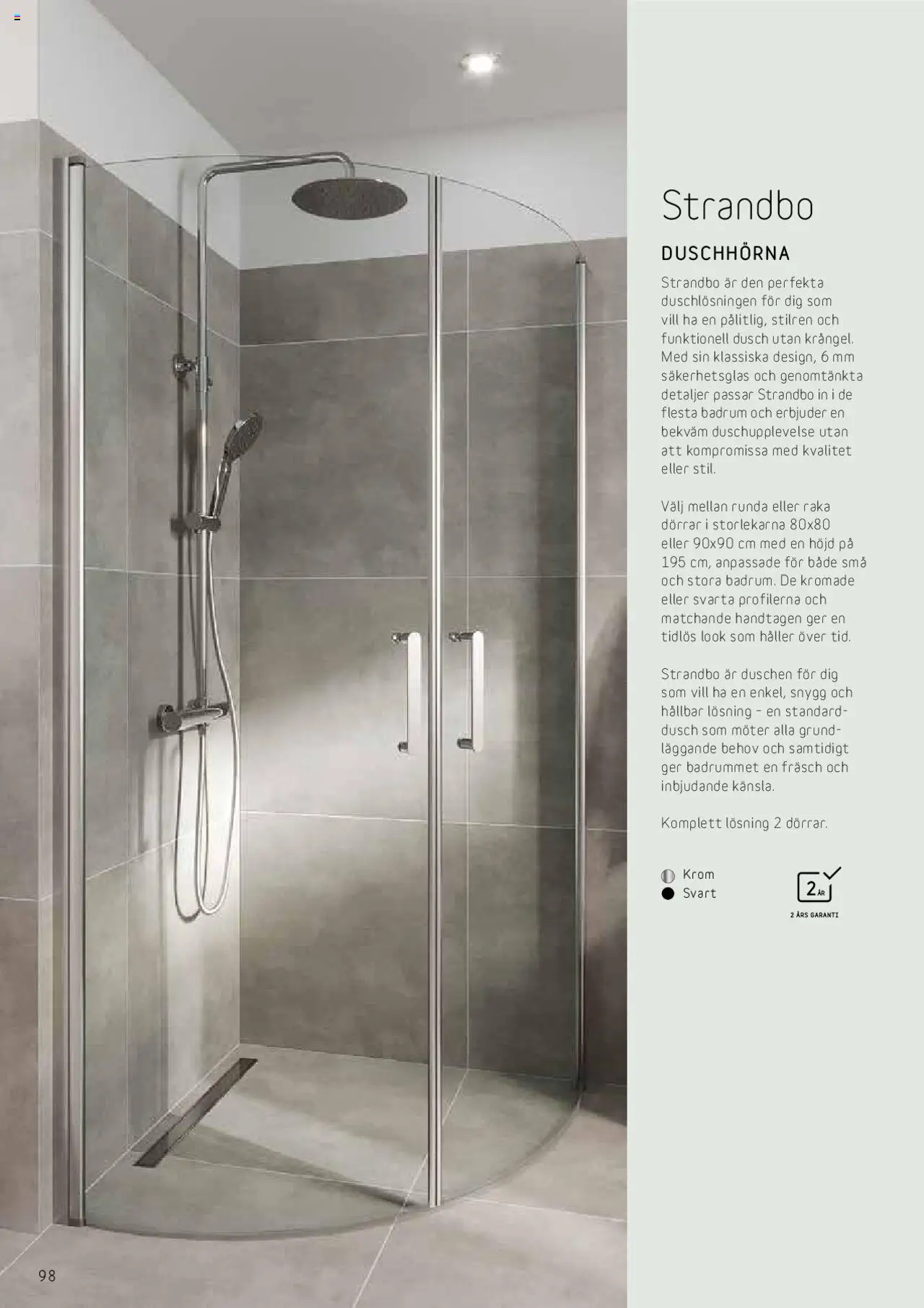 Bauhaus reklamblad aktuell från 25.08.2025 | Sida: 98 | Produkter: Dusch