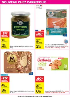  | Page: 49 | Produits: Truite fumée, Pesto, Spéculoos, Biscuits