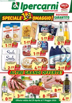 Anteprima del volantino Ipercarni volantino valido a partire dal 29.04.2026