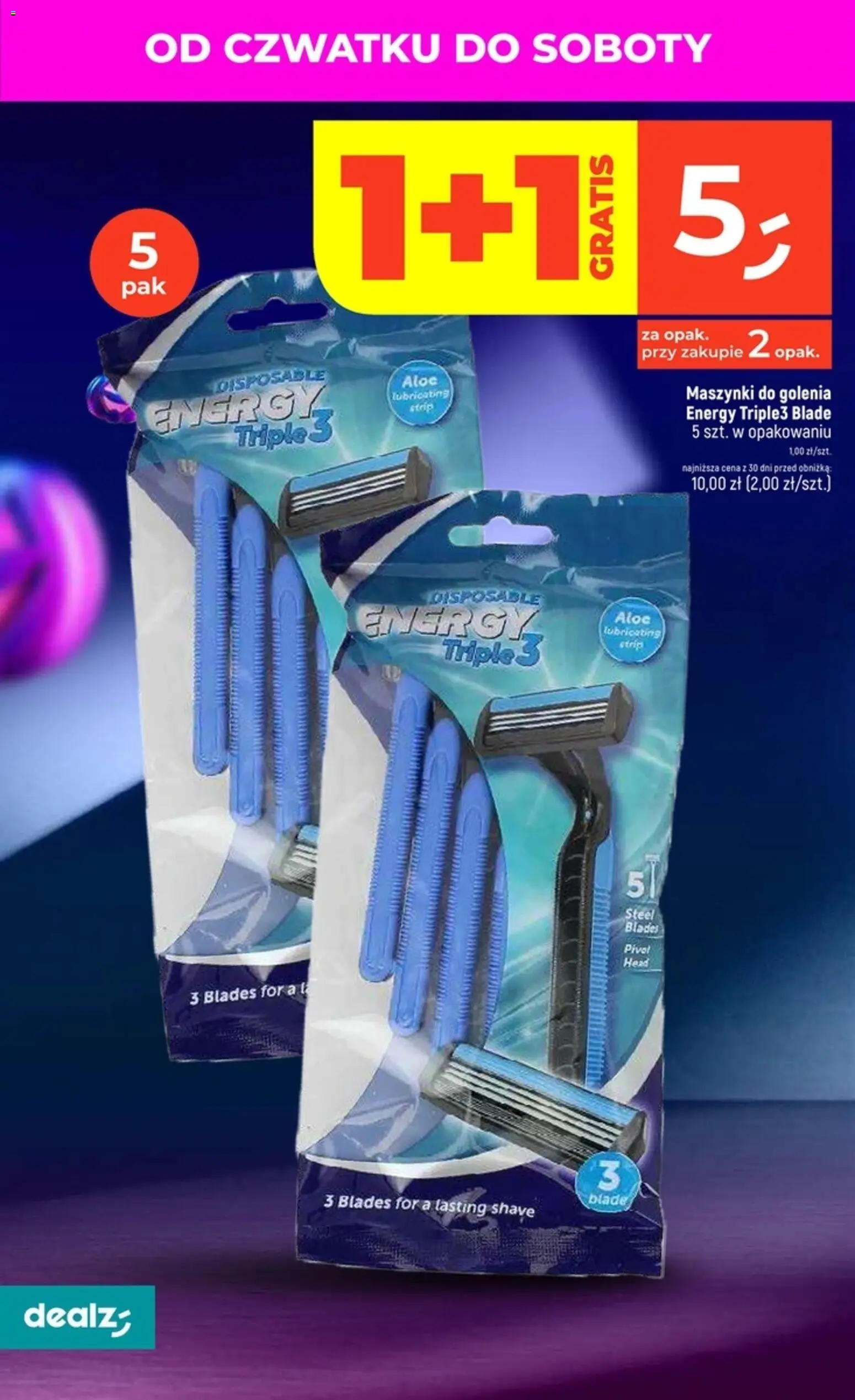 Dealz Gazetka od 23.10.2025 | Strona: 10 | Produkty: Maszynki do golenia