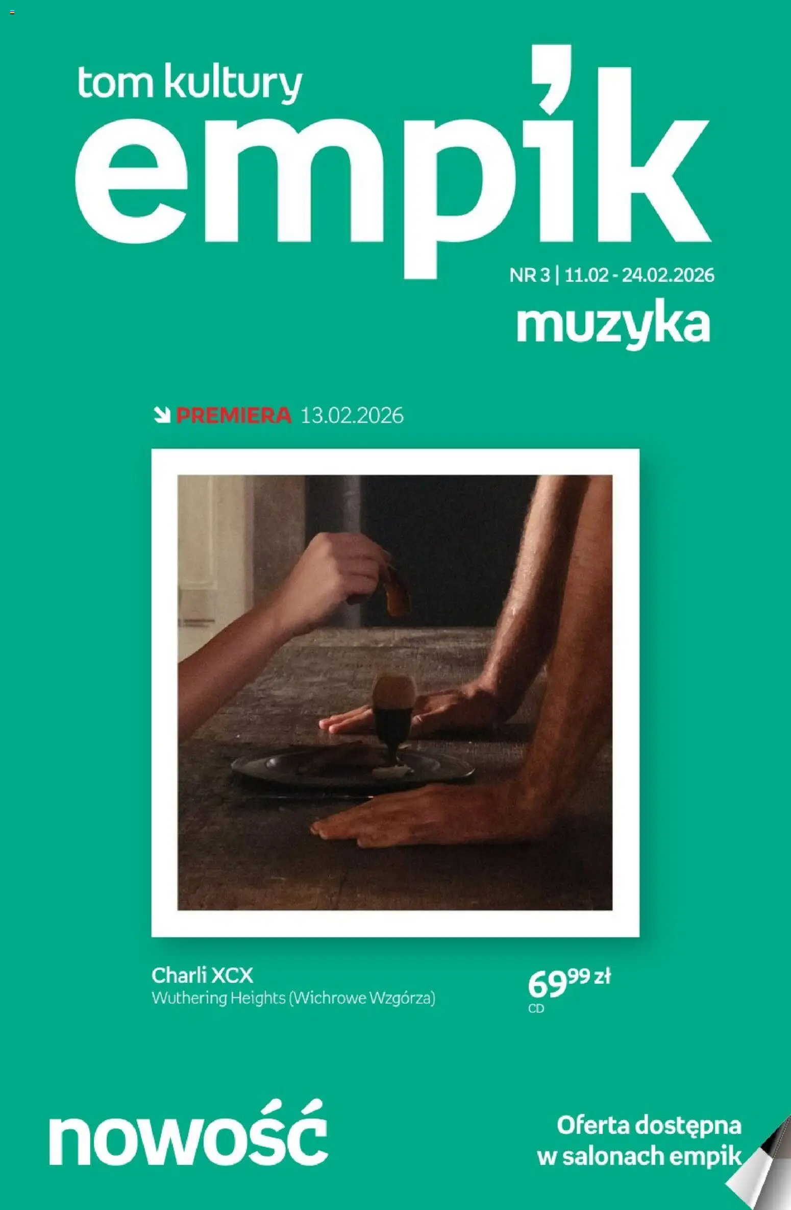 Empik promocje - Tom kultury Muzyka od 11.02.2026 | Strona: 1
