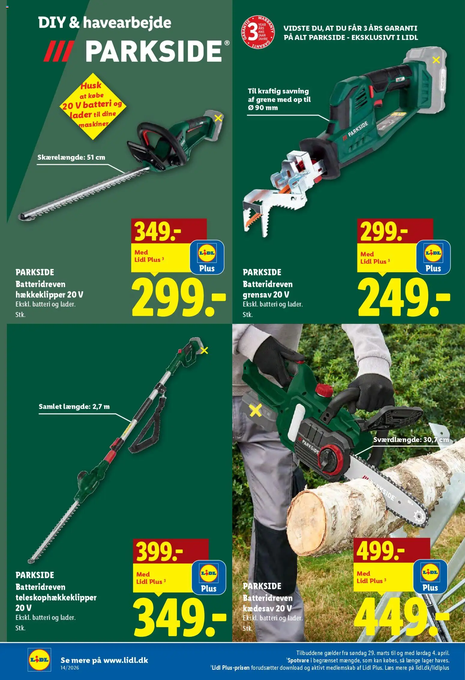 Lidl tilbudsavis – gyldig fra 29.03.2026 | Side: 32 | Produkter: Søm, Batteri