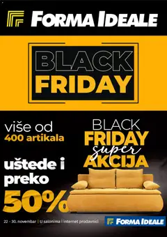 Forma Ideale Black Friday  - pregled Forma Ideale kataloga - važi od 22.11.2025