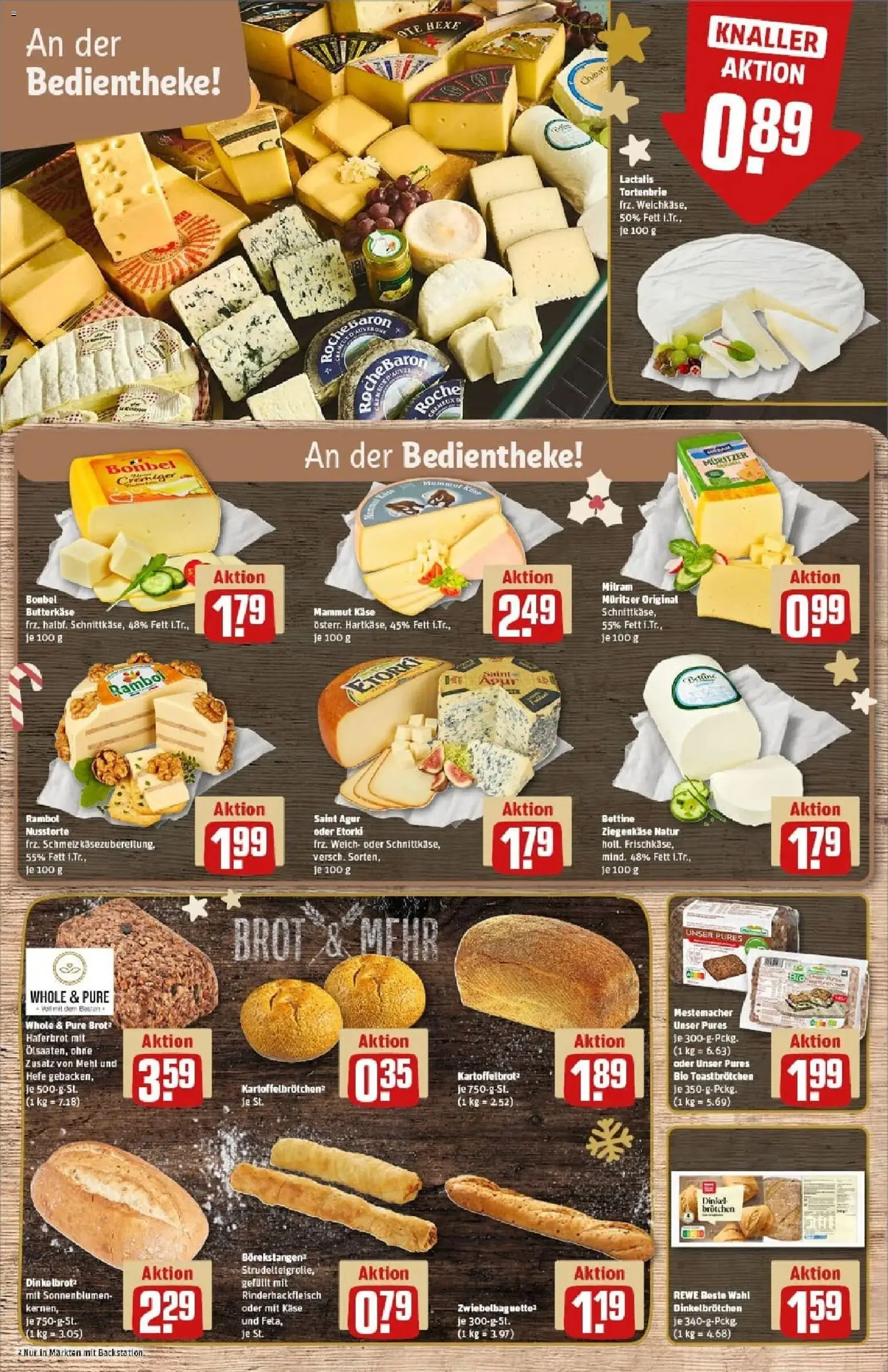Rewe prospekt Stockstadt	 – gültig ab 23.11.2025 | Seite: 13 | Produkte: Käse, Ziegenkäse, Baguette, Milram