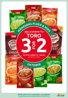 Forhåndsvisning av Tomatsuppe med pasta og mozzarella, Tomatsuppe med pasta og mozzarella, varm, spis og nyt! gyldig fra 21.10.2025 | Side: 5