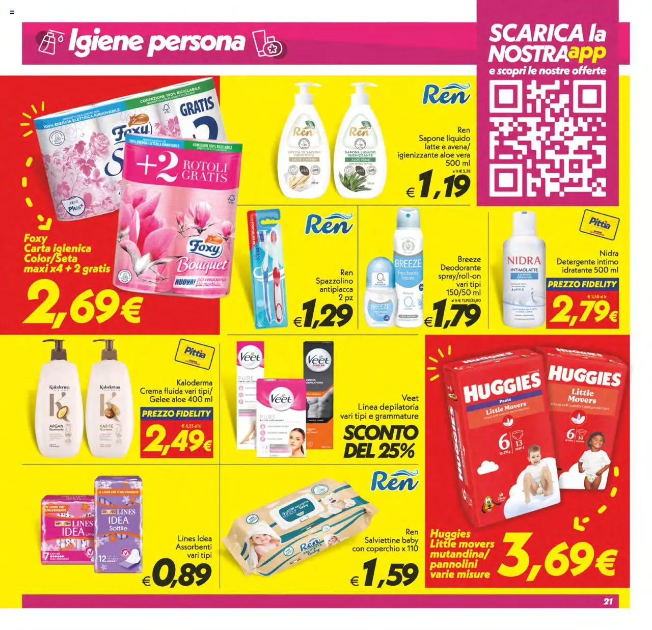 Volantino SuperConveniente del 22.08.2025 | Pagina: 21 | Prodotti: Detergente intimo, Detergente, Intimo, Aloe vera