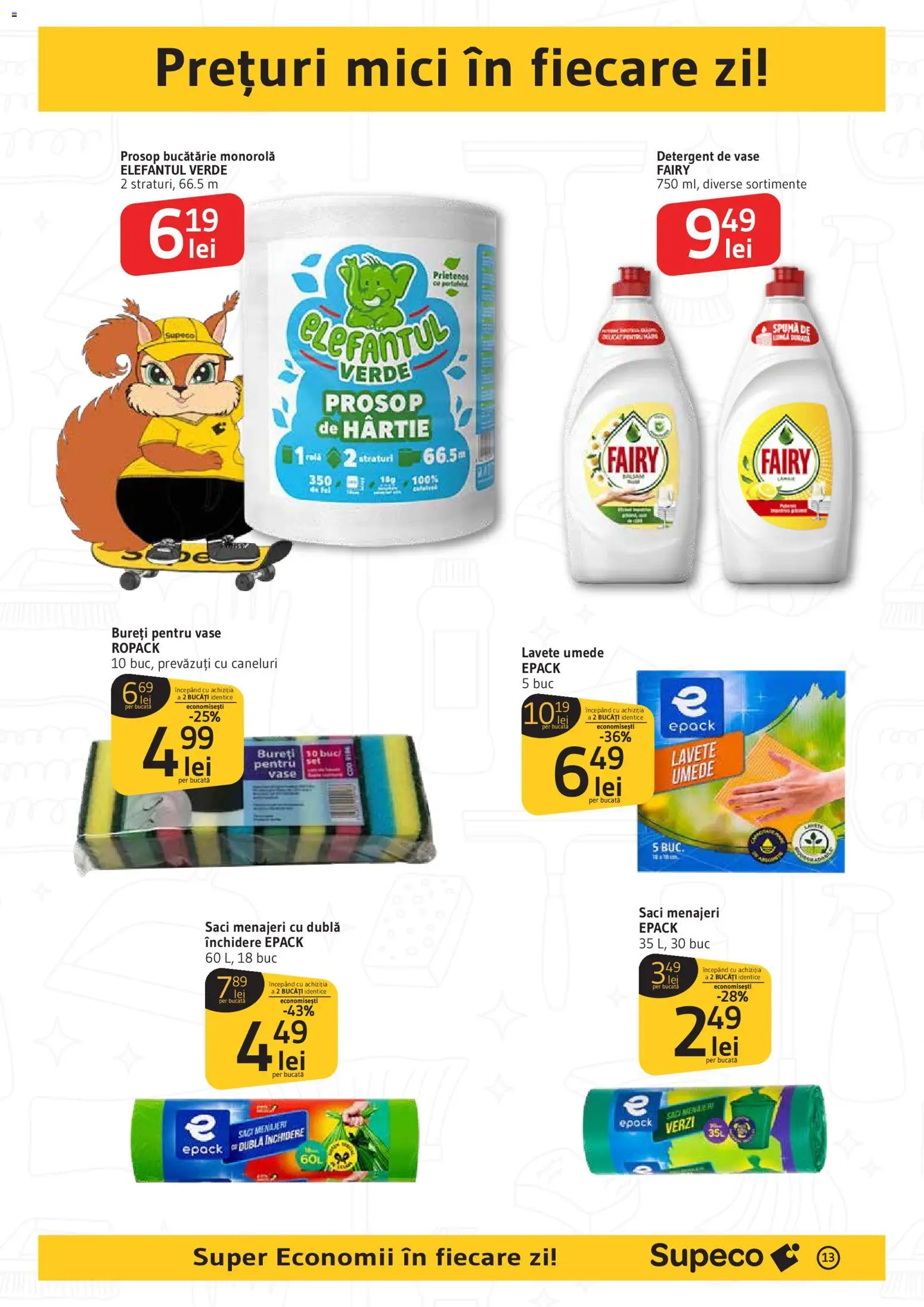 Noul catalog Supeco – valabil de la 08.01.2026 | Pagină: 13 | Produse: Detergent de vase, Bucătărie, Mici, Detergent