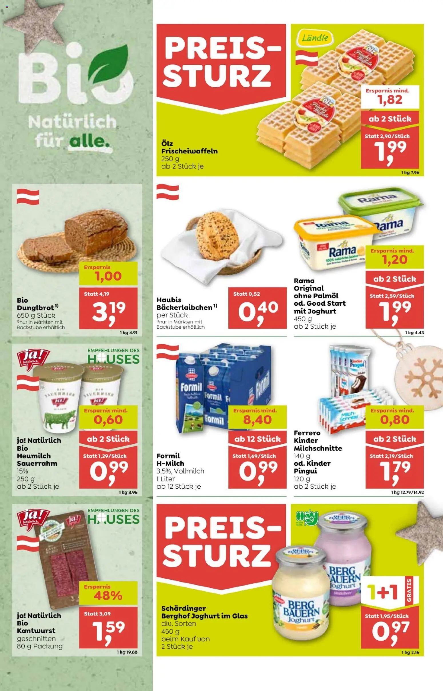 ADEG Vorarlberg gültig ab 04.12.2025 | Seite: 2 | Produkte: Joghurt, Sauerrahm