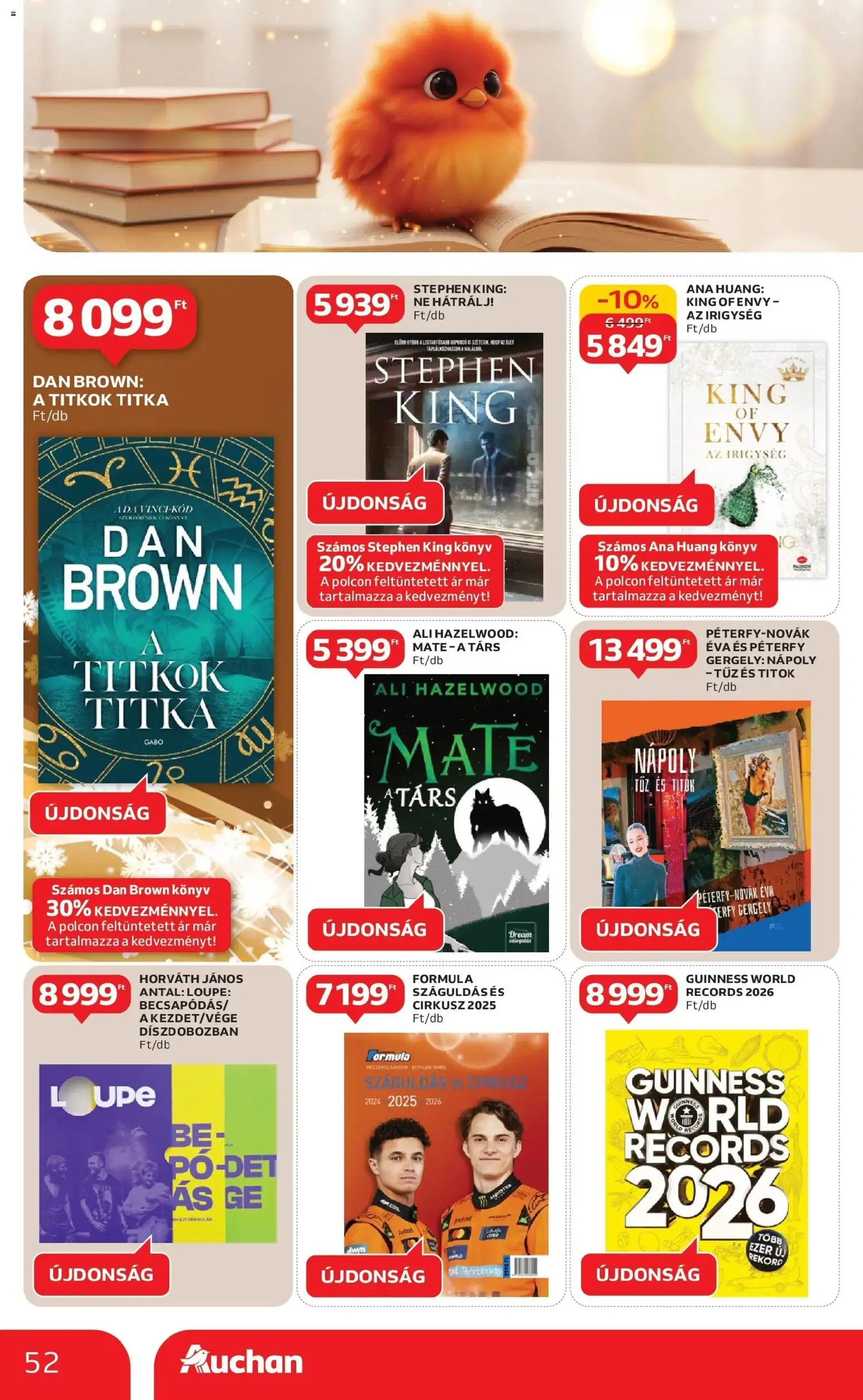 Auchan akciós ujság - amely érvényes a következő dátumtól: 18.12.2025 | Oldal: 52
