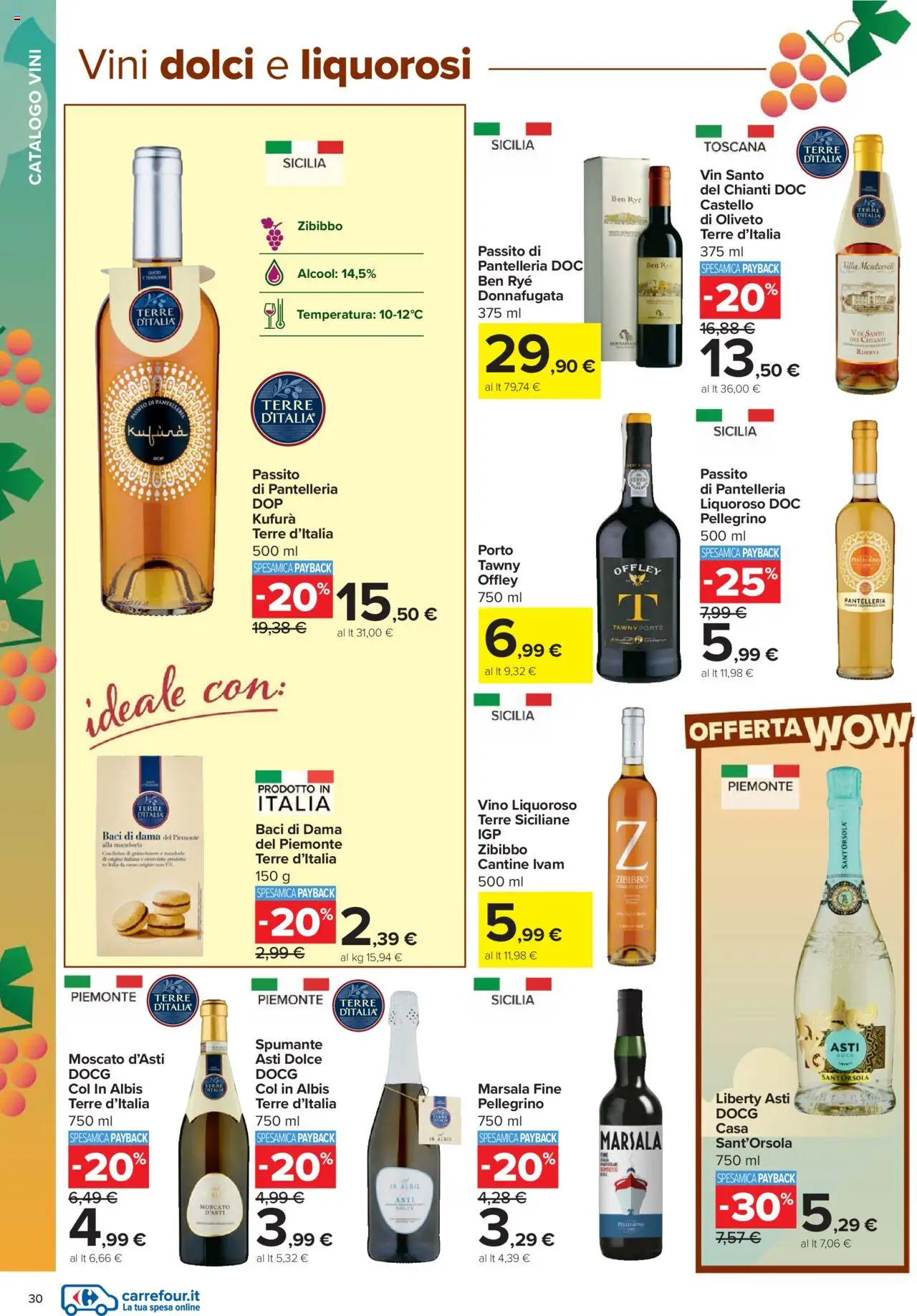 Volantino Carrefour del 06.10.2025 | Pagina: 30 | Prodotti: Vino, Spumante