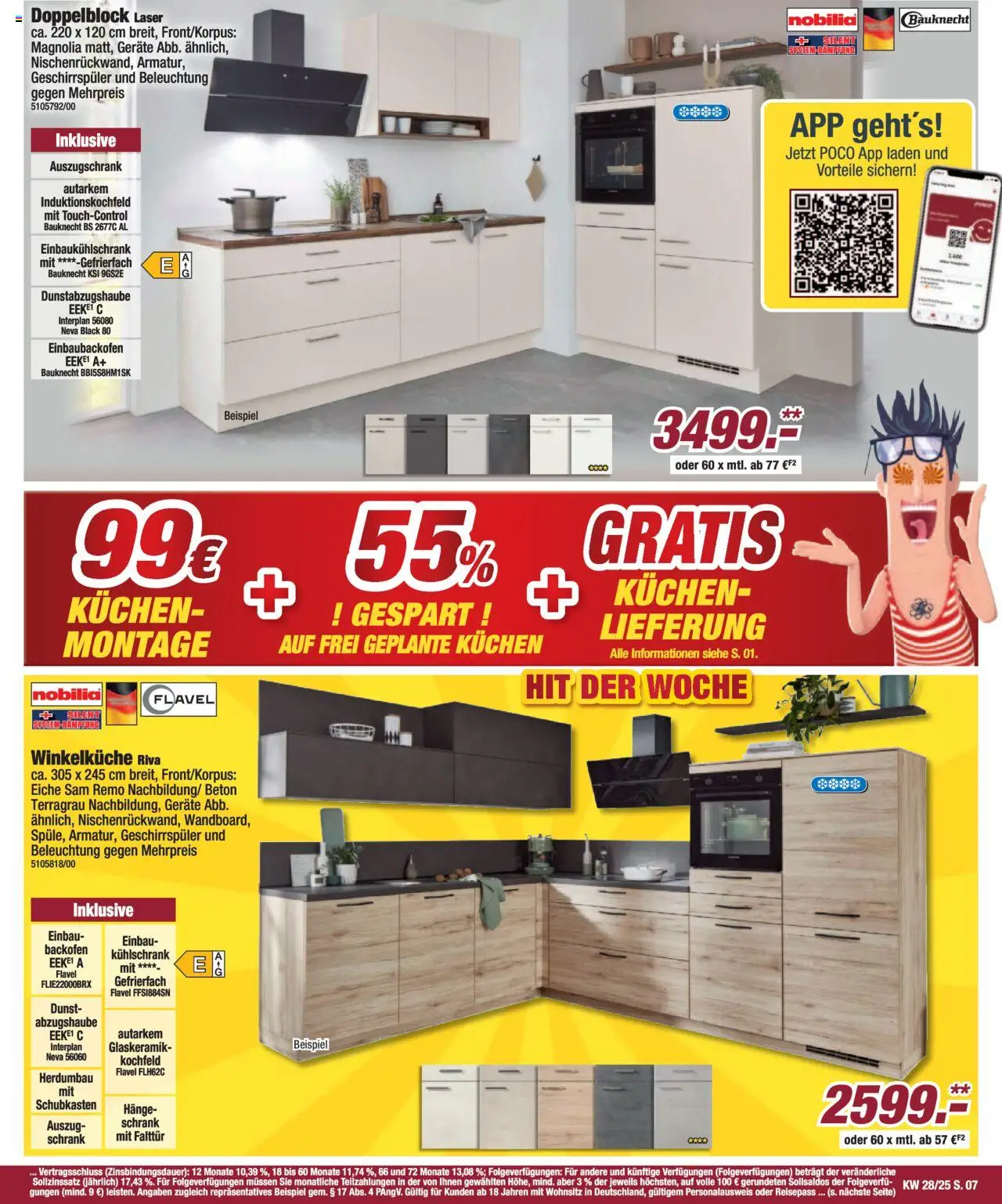 Poco Prospekt 	 - gültig ab dem 05.07.2025 | Seite: 7 | Produkte: Geschirrspüler, Kühlschrank, Armatur, Backofen