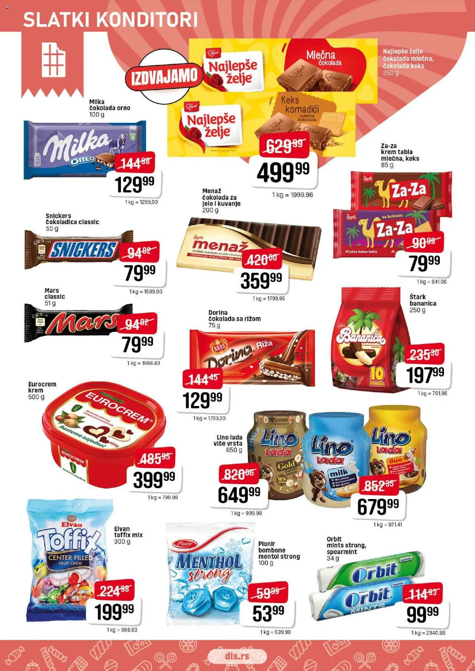 Super DIS katalog - važi od 04.12.2025 | Strana: 12 | Proizvode: Bombone, Milka, Keks, Oreo