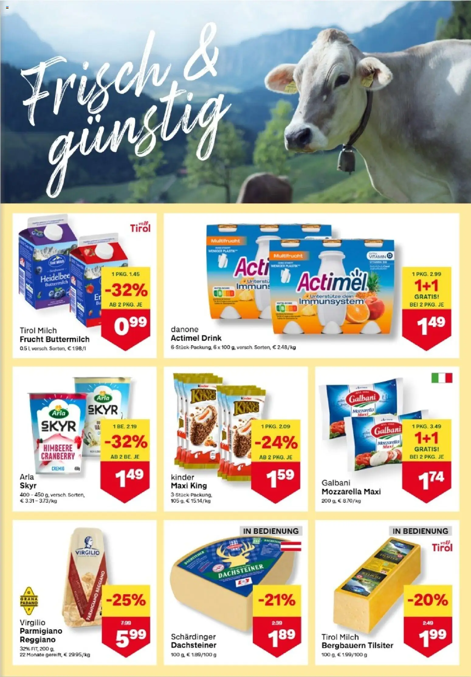 MPREIS Lenzing gültig ab 02.04.2026 | Seite: 5 | Produkte: Himbeere, Milch