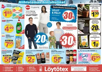 Löytötex-mainoslehti voimassa 18.02.2026 alkaen