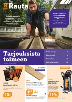 K-Rauta-mainoslehti voimassa 15.04.2026 alkaen