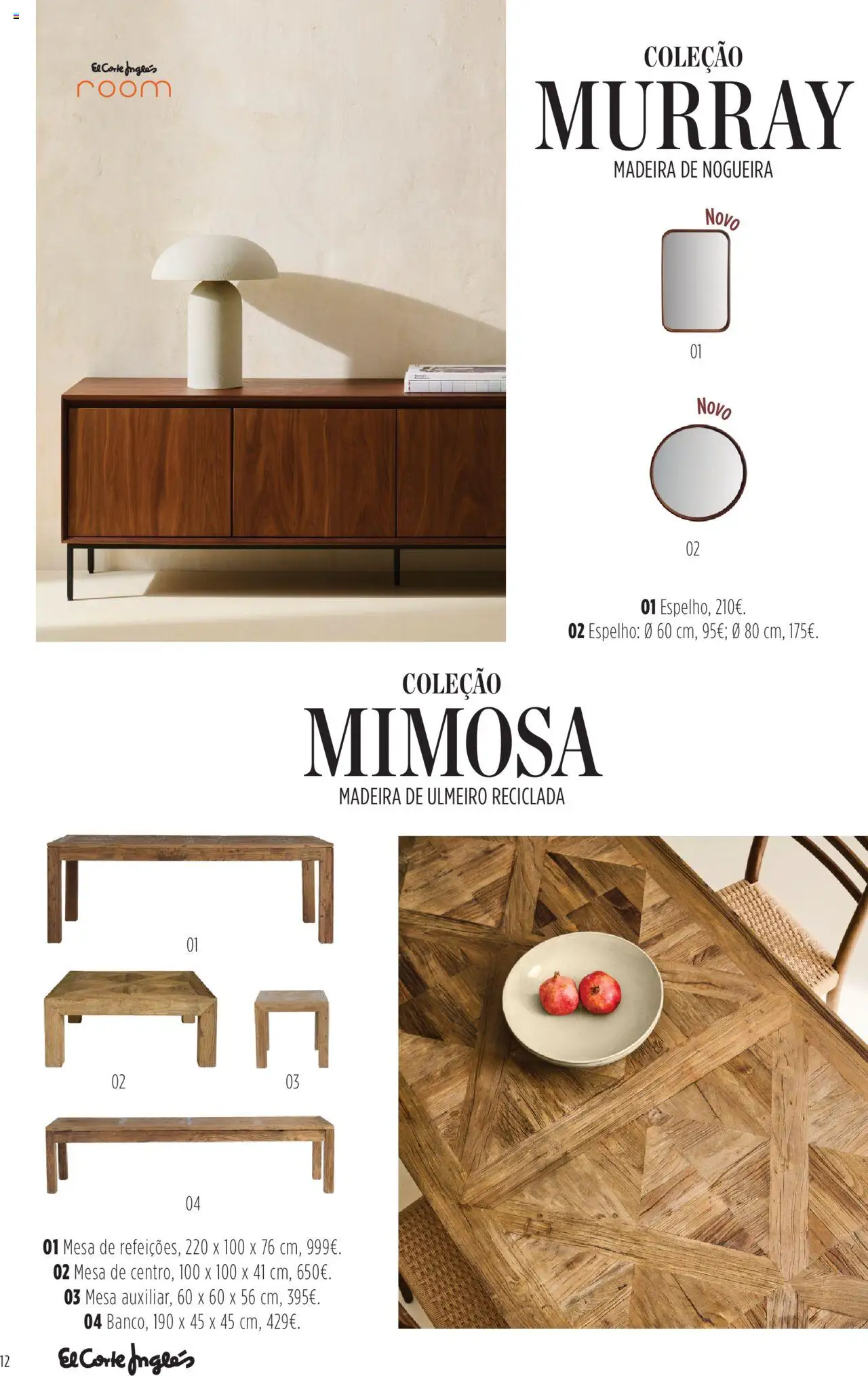 El Corte Ingles folheto │ válido de 29.04.2025 | Página: 12 | Produtos: Mesa, Espelho