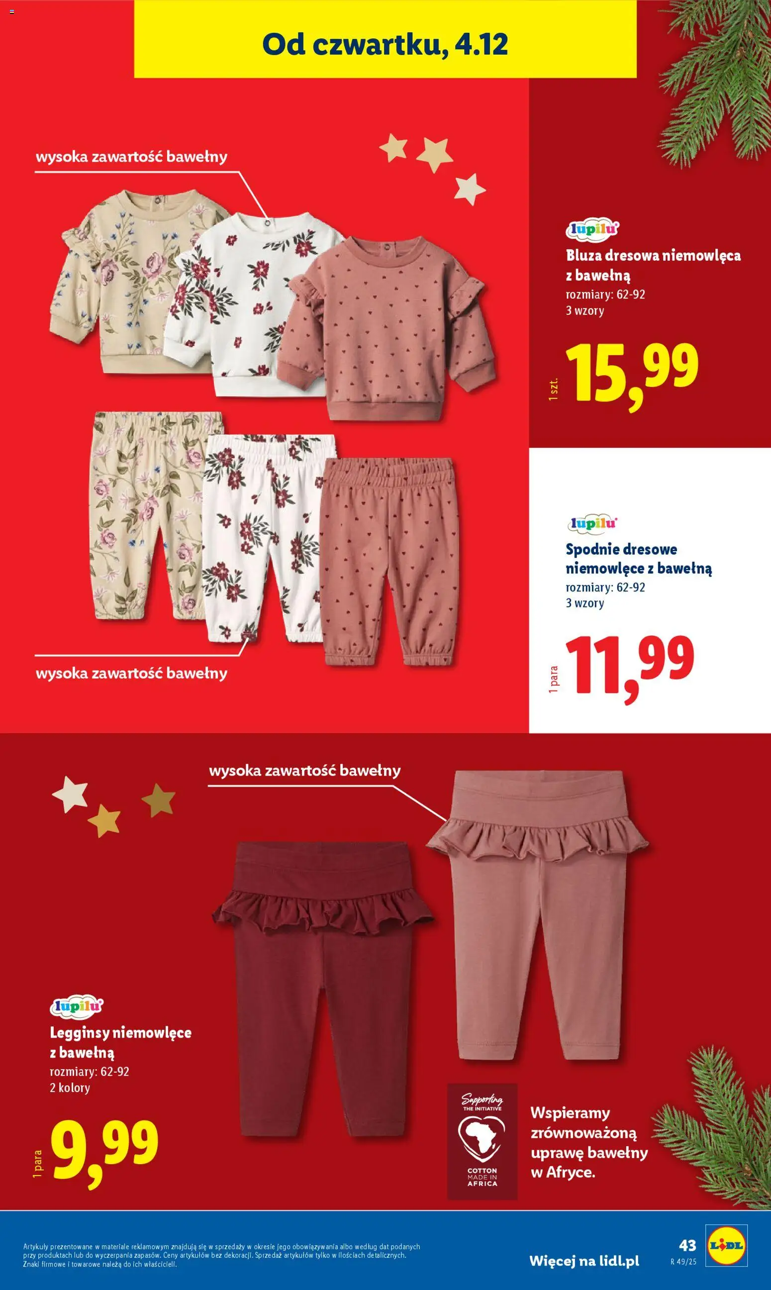 Lidl Gazetka - Cyber Monday od 01.12.2025 | Strona: 49 | Produkty: Spodnie, Legginsy