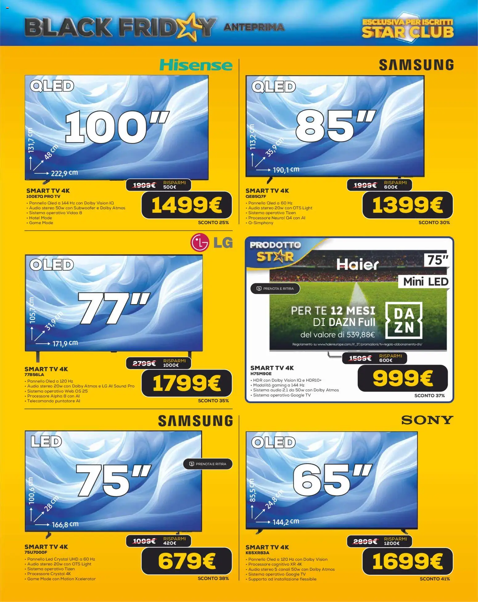 Volantino Euronics del 31.10.2025 | Pagina: 21 | Prodotti: Telecomando, Tè, Audio, Samsung