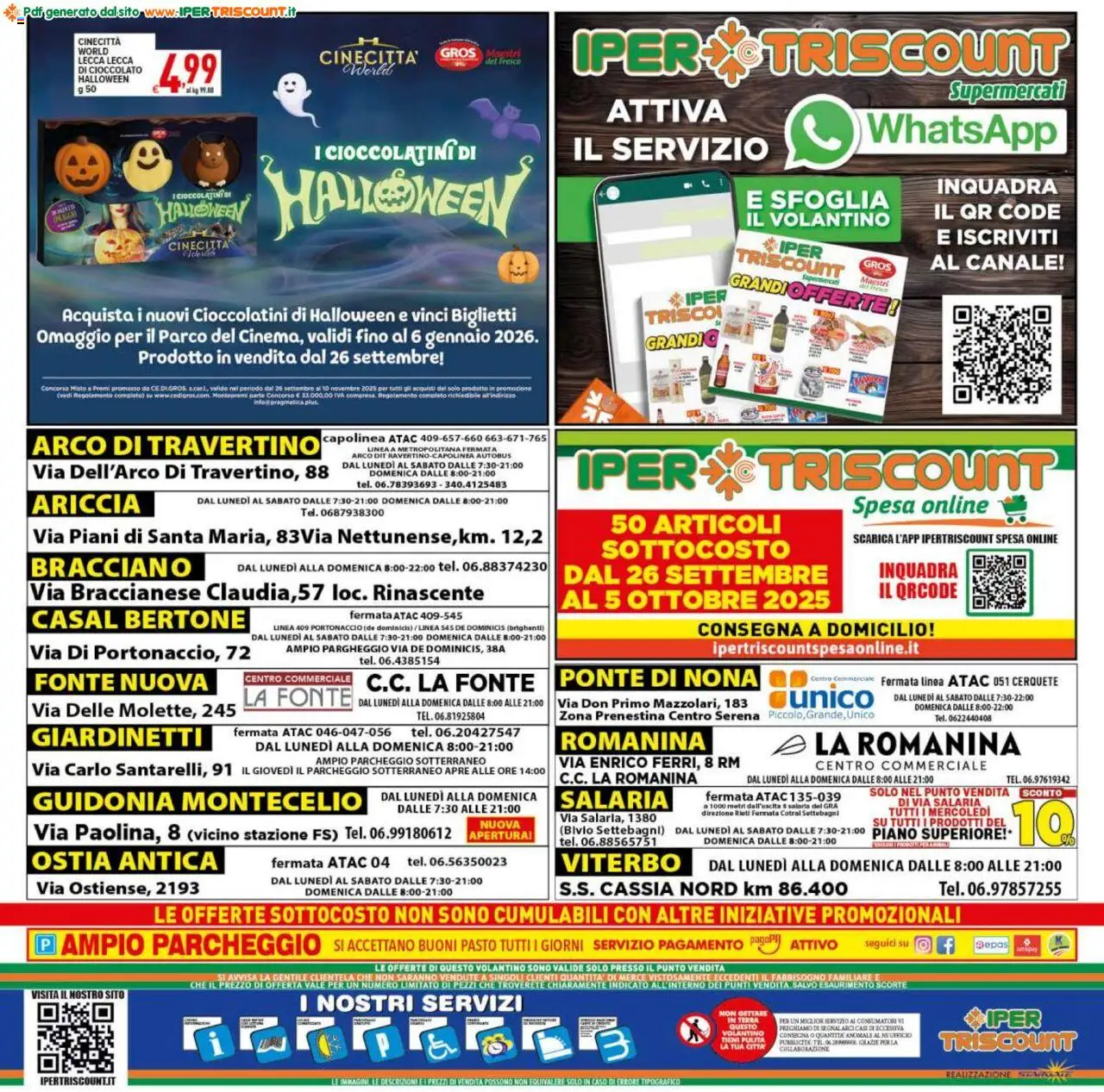 Volantino Ipertriscount del 26.09.2025 | Pagina: 20 | Prodotti: Cioccolato, Cioccolatini, Terra
