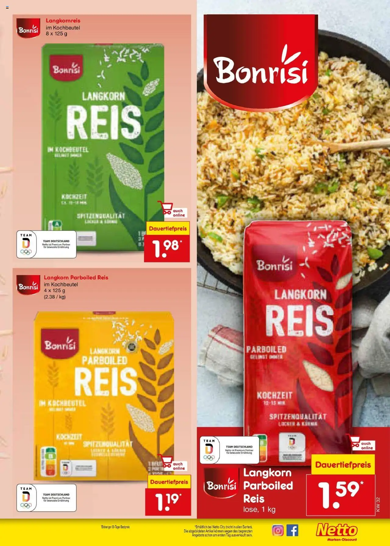 Netto Marken-Discount prospekt Buttenwiesen	 - gültig ab dem 04.08.2025 | Seite: 18 | Produkte: Reis