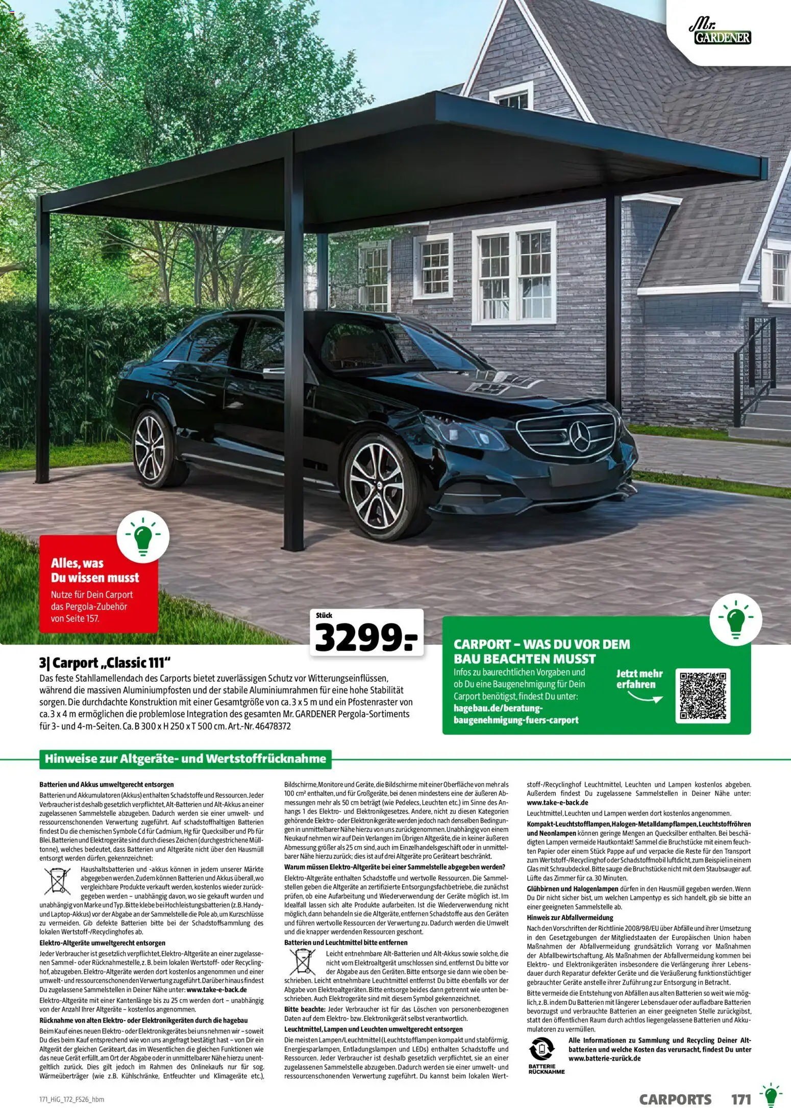 Hagebau Gartengestaltungsortiment – gültig ab 02.03.2026 | Seite: 171 | Produkte: Staubsauger, Batterien, Batterie