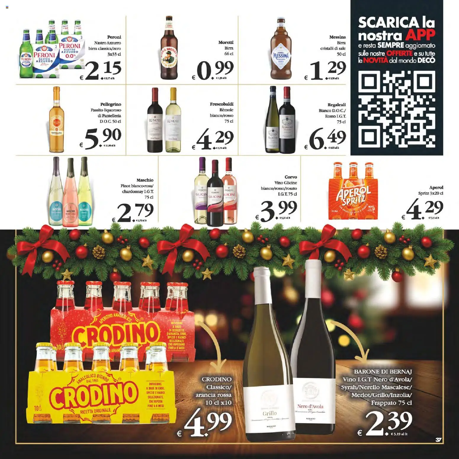 Volantino Decò del 16.12.2025 | Pagina: 37 | Prodotti: Birra, Spezie, Sale, Arancia