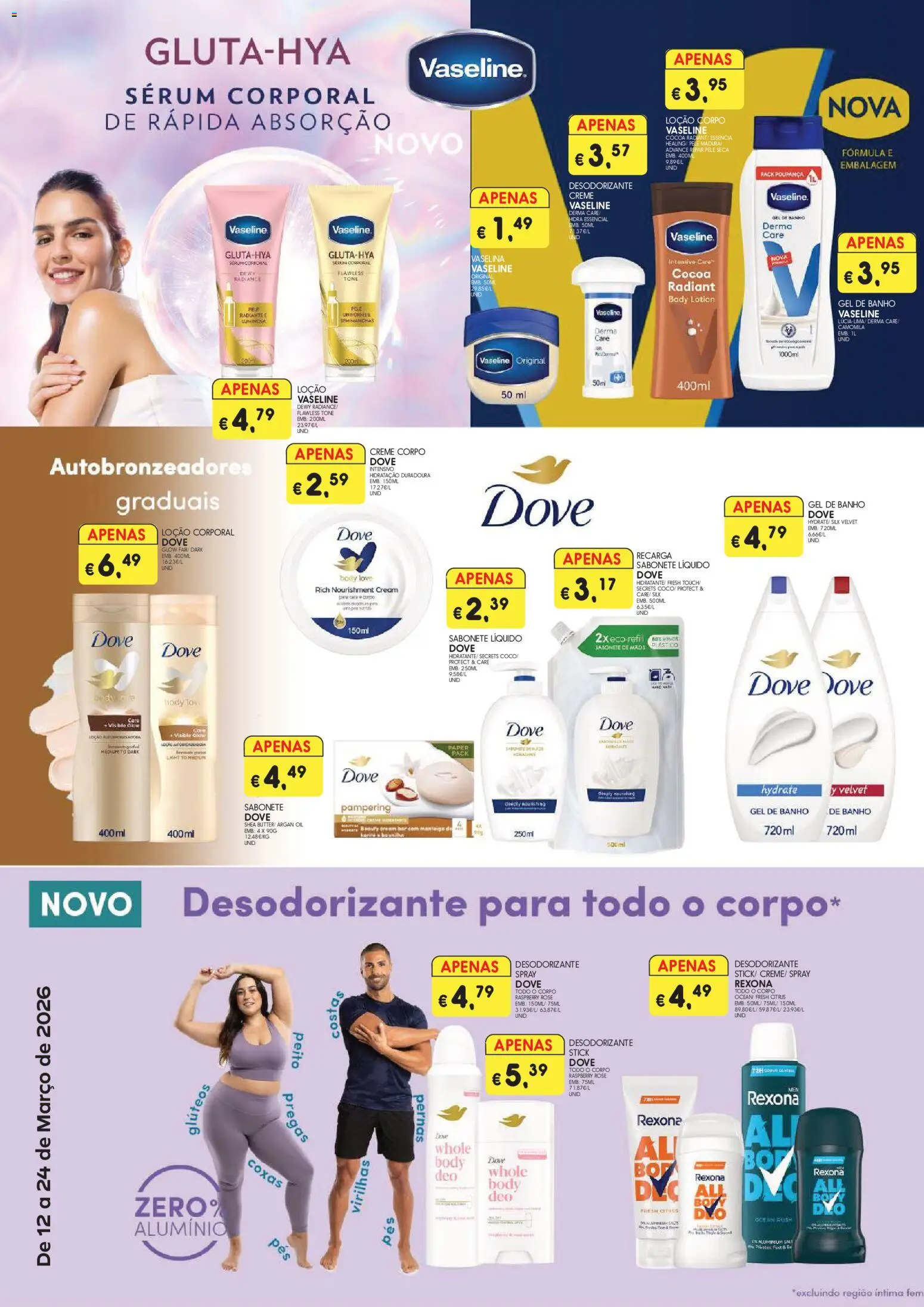 Meu Super folheto │ válido de 12.03.2026 | Página: 1 | Produtos: Sabonete líquido, Desodorizante, Banho, Creme